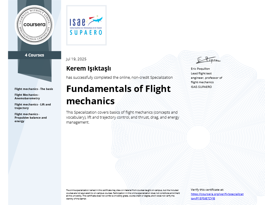 Engineering Certificate